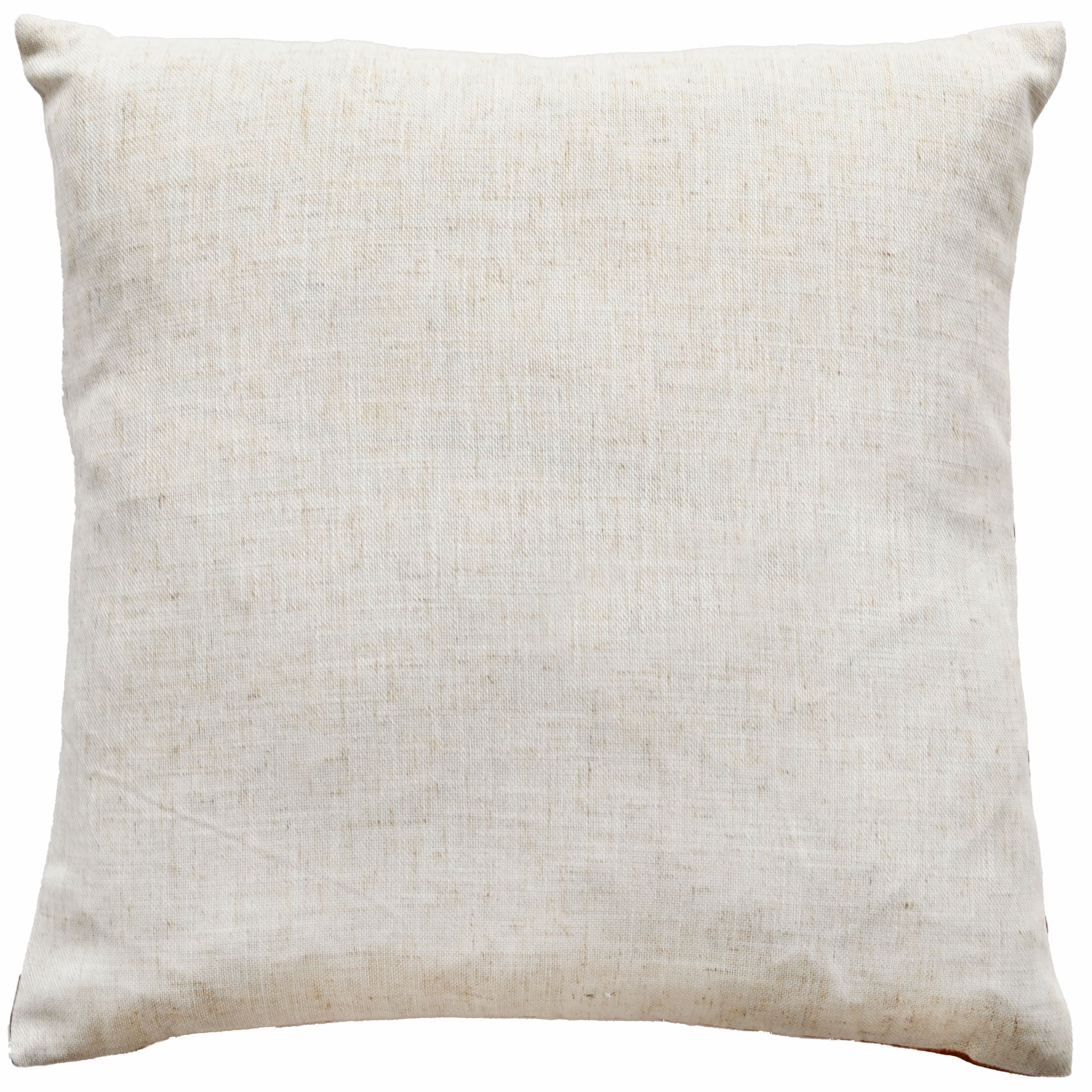 Malini Sahara Rust Orange Colour Abstract Square Cushion